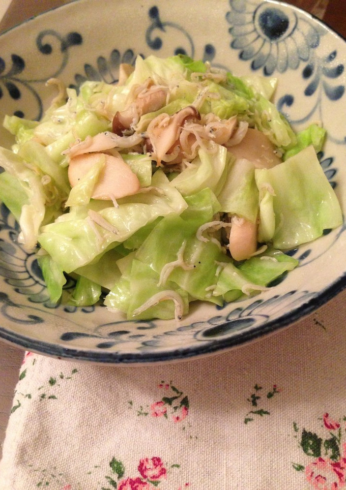＊白だしで♡しらすとキャベツの炒め物＊-レシピのメイン写真