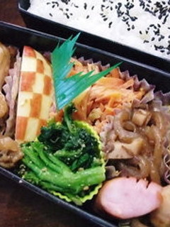 じゃがいもと手羽元の煮物弁当-レシピのメイン写真