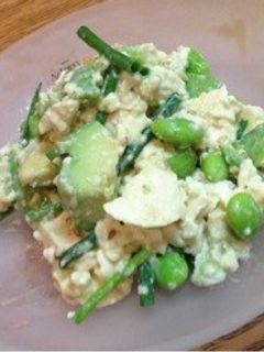 豆腐とアボカドのサラダ-レシピのメイン写真