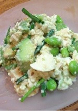 豆腐とアボカドのサラダ-レシピのメイン写真