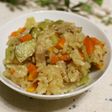 とろ~りナスと人参と鶏肉の炊き込みご飯