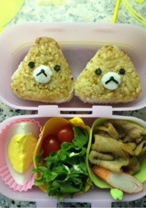 キャラ弁 リラックマ 焼おにぎり仕様-レシピのメイン写真