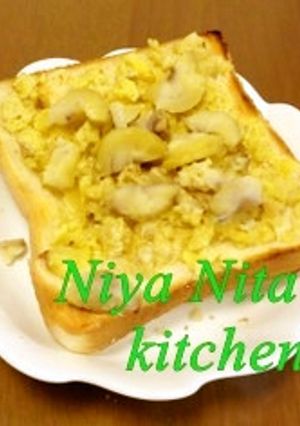 秋の味覚☆栗トースト-レシピのメイン写真