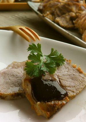 塩ヨーグルトと追い鰹の焼き蒸し豚！-レシピのメイン写真