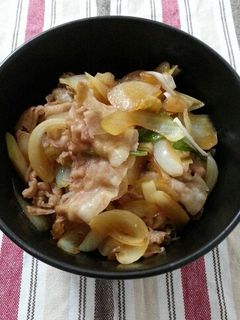 豚バラ丼♪-レシピのメイン写真