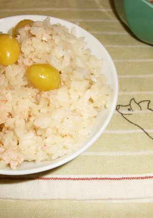 簡単！蟹缶で作る炊き込みご飯-レシピのメイン写真