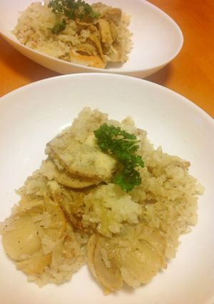 炊飯器で ホタテの味噌バターリゾット-レシピのメイン写真