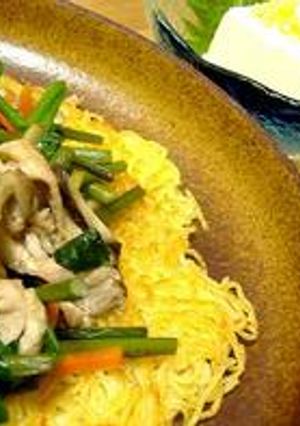 カリカリ焼きそば 野菜あんかけ-レシピのメイン写真