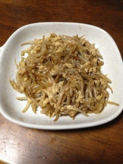 もやしと卵で簡単おつまみ(^-^)-レシピのメイン写真