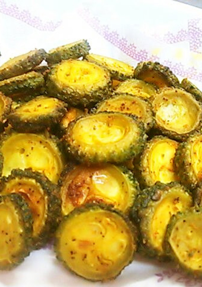 ゴーヤのワタと種はそのままで カレー風味-レシピのメイン写真