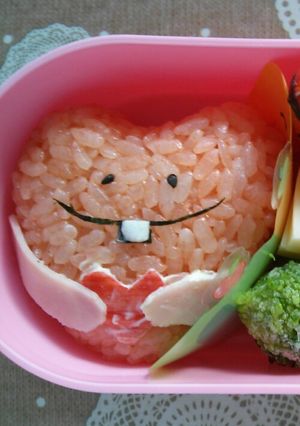 簡単ハートなめこちゃん-レシピのメイン写真