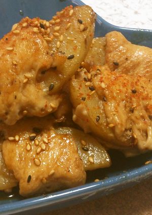 てりやき味！鶏肉のじゃがいもまきまき-レシピのメイン写真