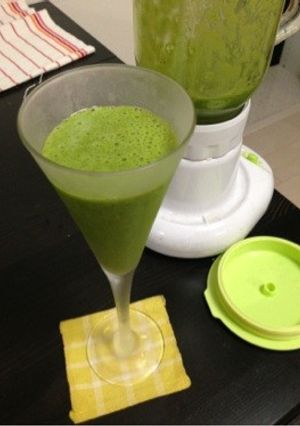 かぼちゃの綿入りグリーンスムージー-レシピのメイン写真