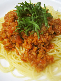 打ち豆と大豆ミートのミートソース風-レシピのメイン写真