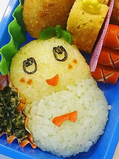 ふなっしー☆キャラ弁-レシピのメイン写真