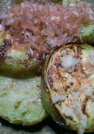 焼きみどりなす〜白だしで♪私的に初食材-レシピのメイン写真