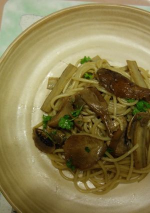 ポルチーニと牛蒡のスパゲティ-レシピのメイン写真
