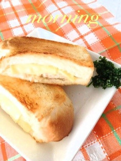 ツナチーズトースト-レシピのメイン写真