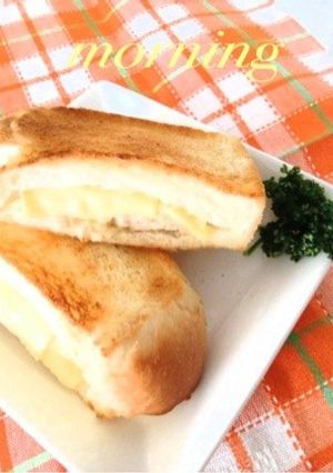 ツナチーズトースト-レシピのメイン写真