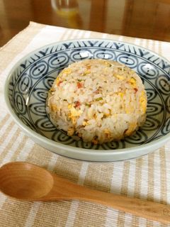 *梅としらすのマヨ炒飯*-レシピのメイン写真