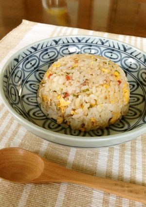 ＊梅としらすのマヨ炒飯＊-レシピのメイン写真