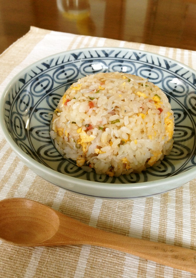 ＊梅としらすのマヨ炒飯＊-レシピのメイン写真