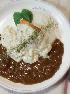 サーモンソテークリームソース添えカレー-レシピのメイン写真