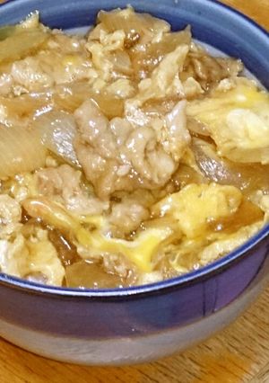 フライパンでとろとろ他人丼-レシピのメイン写真