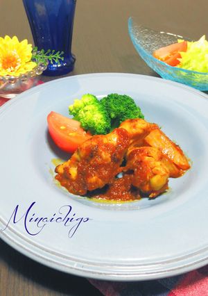 鶏手羽元の簡単炒め-レシピのメイン写真