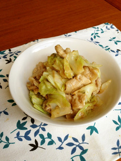 *豚肉とキャベツの胡麻味噌和え*-レシピのメイン写真
