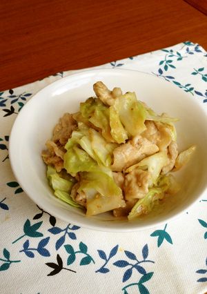 ＊豚肉とキャベツの胡麻味噌和え＊-レシピのメイン写真