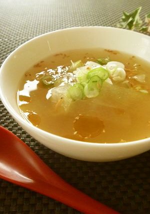 冬瓜と桜えびの中華スープ☆生姜風味-レシピのメイン写真