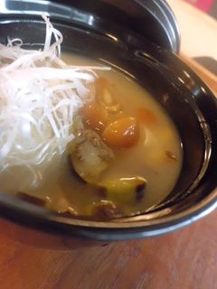 茄子となめこと白髪ねぎの味噌汁-レシピのメイン写真