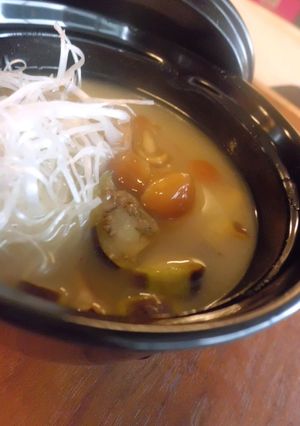 茄子となめこと白髪ねぎの味噌汁-レシピのメイン写真