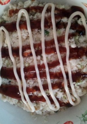 スプーンで食べるおからのお好み焼き♪-レシピのメイン写真