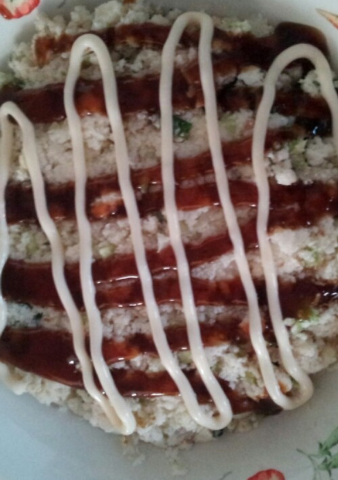 スプーンで食べるおからのお好み焼き♪-レシピのメイン写真