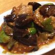 鶏肉とナスのチリソース炒め
