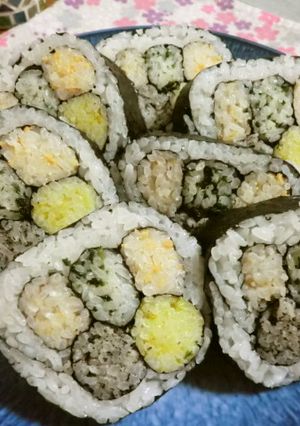 五輪巻き寿司-レシピのメイン写真