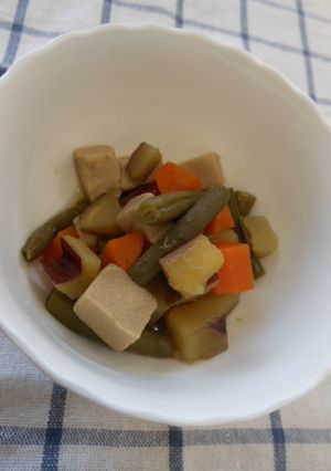 秋におすすめ★さつまいもで市松煮-レシピのメイン写真