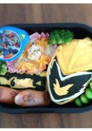 キャラ弁キョウリュウジャー☆ゴールド-レシピのメイン写真