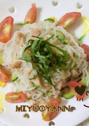 ☆糸こんにゃくのハムきゅうサラダ★-レシピのメイン写真