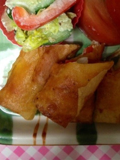 ピザ風春巻き-レシピのメイン写真