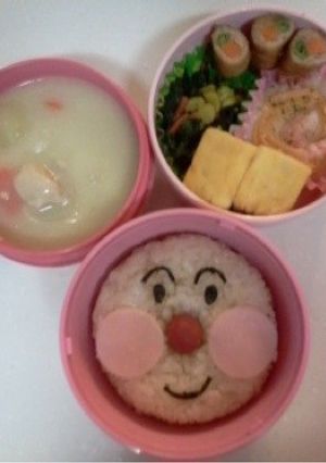 キャラ弁 アンパンマン簡単-レシピのメイン写真