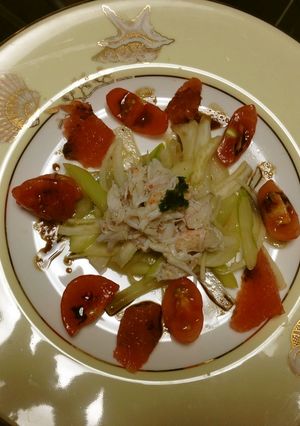 カニとグレープフルーツのイタリアンサラダ-レシピのメイン写真