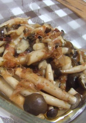 レンジで２分♪簡単しめじのポン酢和え-レシピのメイン写真