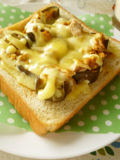 茄子ツナマヨカレーなピザ風トースト★-レシピのメイン写真