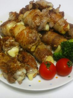 ♡豚肉の梅しそチーズまき♡-レシピのメイン写真