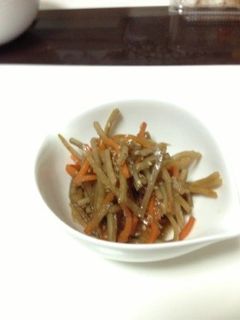 簡単きんぴらごぼう-レシピのメイン写真