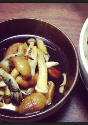超手抜き、きのこの蕎麦つゆ-レシピのメイン写真