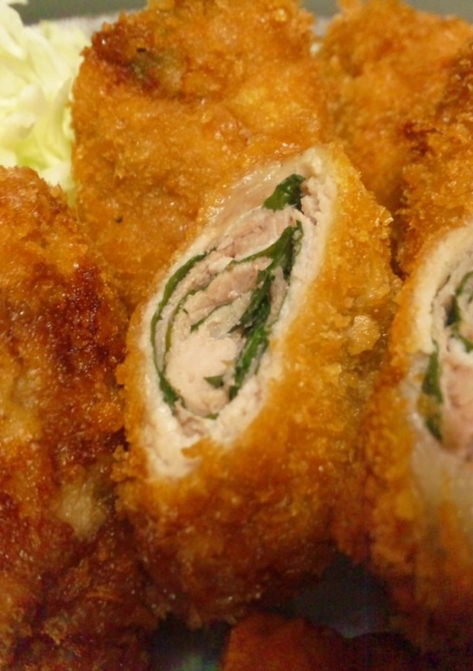 くるっと簡単♪豚薄切り肉でひとくち豚カツ-レシピのメイン写真